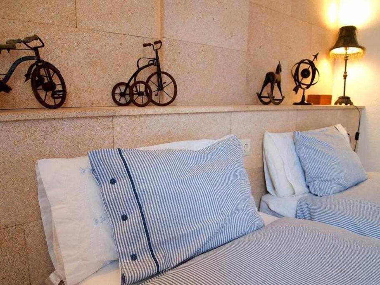 Ciclismo Y Golf Junto A La Playa Finca Son Sant Marti Gran Villa Muro Esterno foto